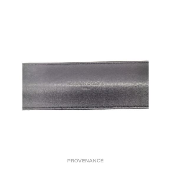 🔴 Balenciaga Slap Bracelet - Black Leather - Picture 4 of 4